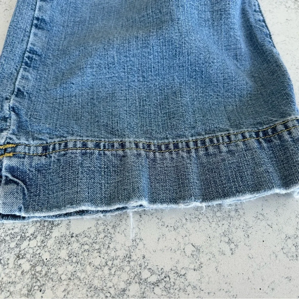 Y2K Lucky Brand Cropped Capris Straight Leg Jeans 90s Vintage Granola Girl - Picture 9 of 12